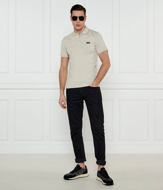 Calvin Klein - Beige Polo
Slim Fit Stretch Pique