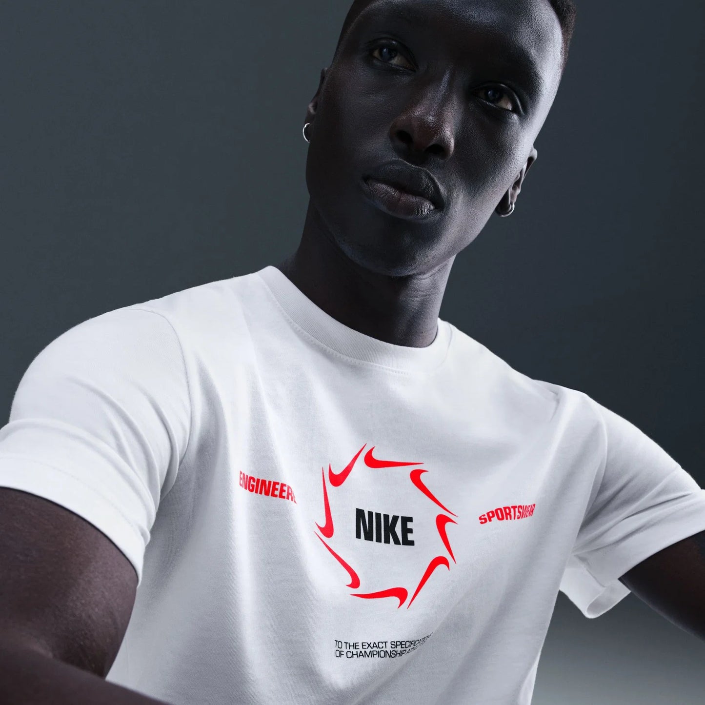 Nike - White Sportswear Tee Swoosh Men