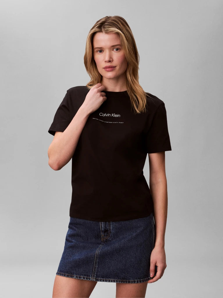 Calvin Klein - Black Tonal Logo Classic T-Shirt