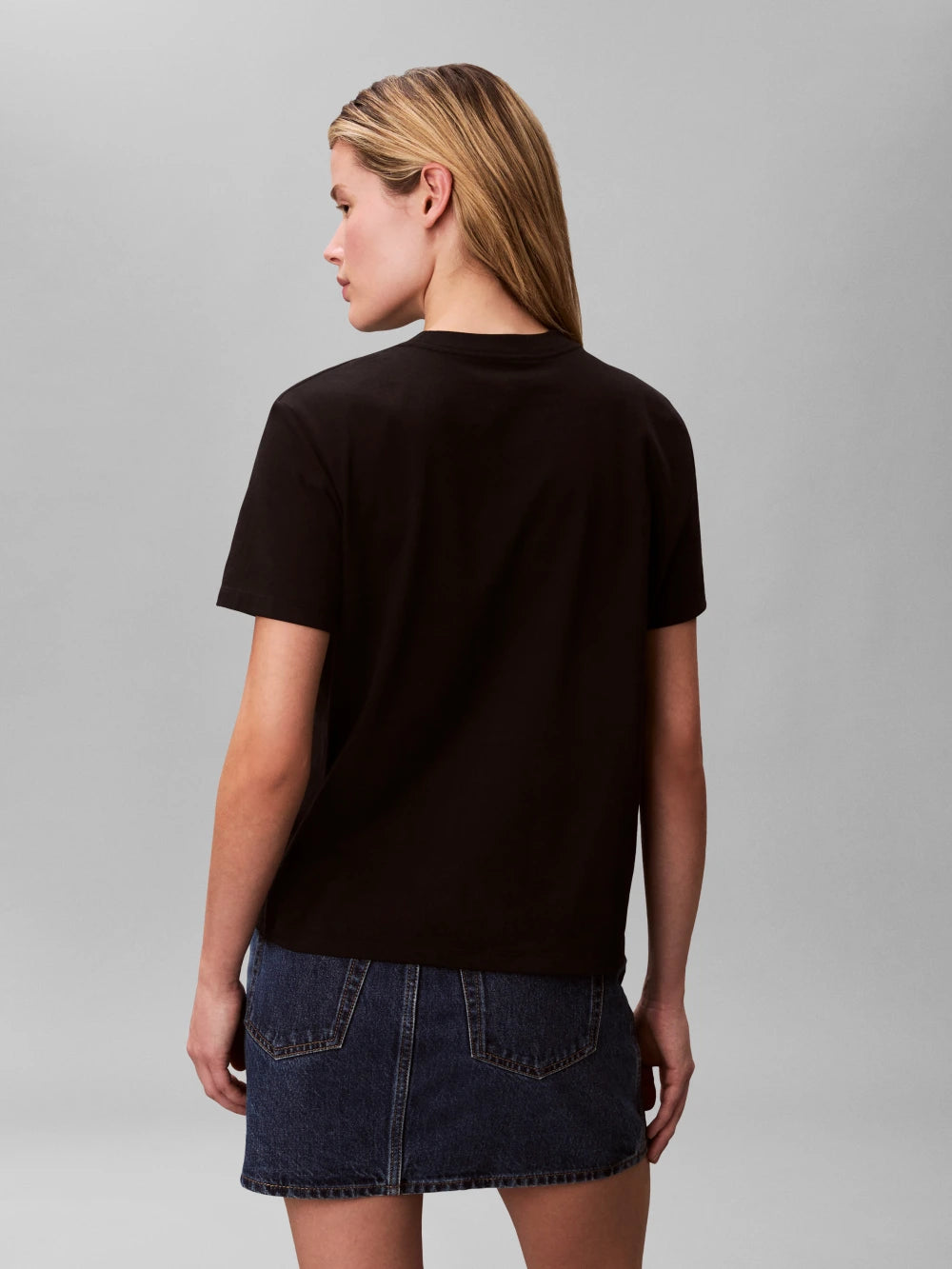 Calvin Klein - Black Tonal Logo Classic T-Shirt