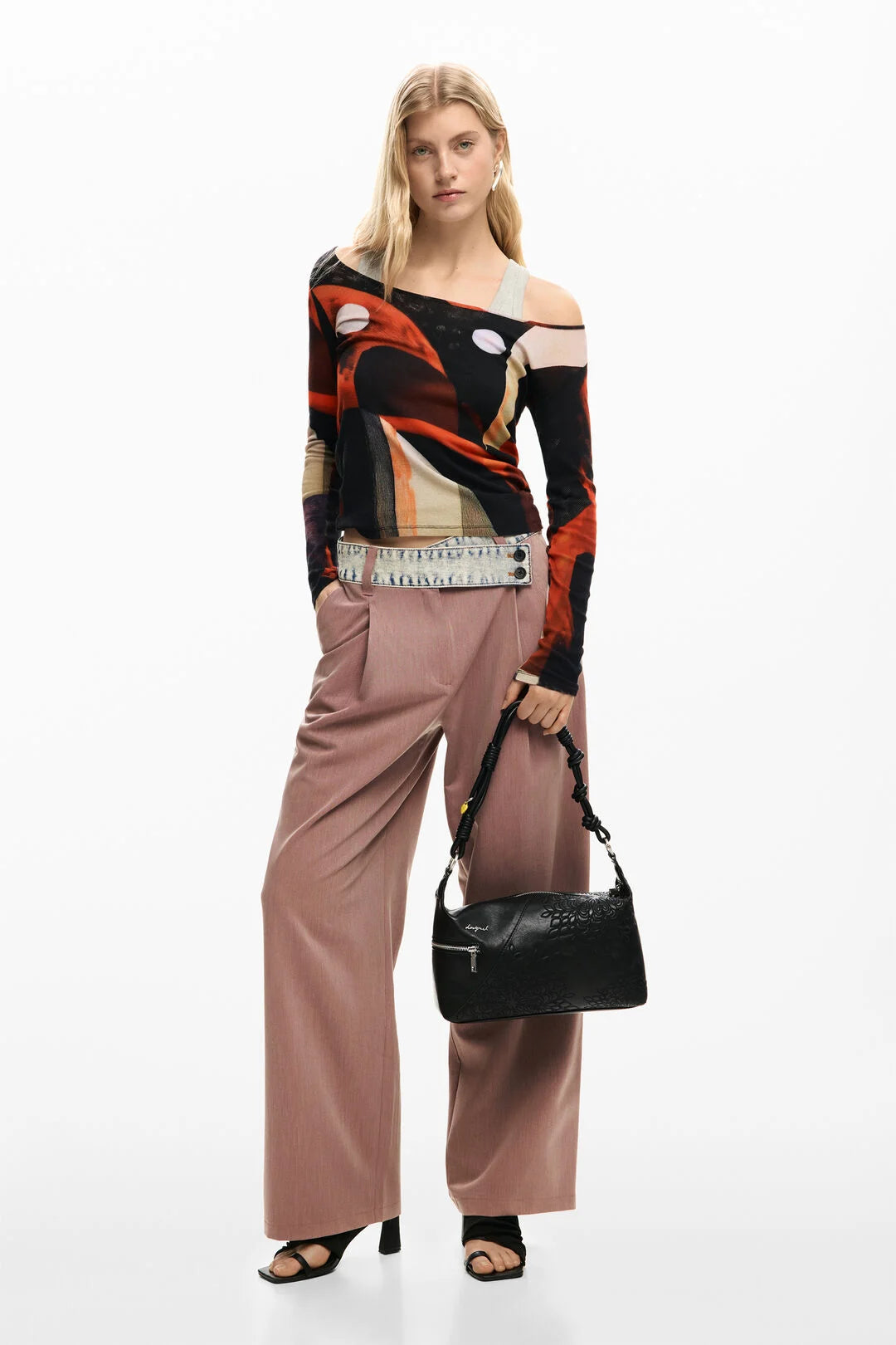 Desigual - Medium Embroidered Bag