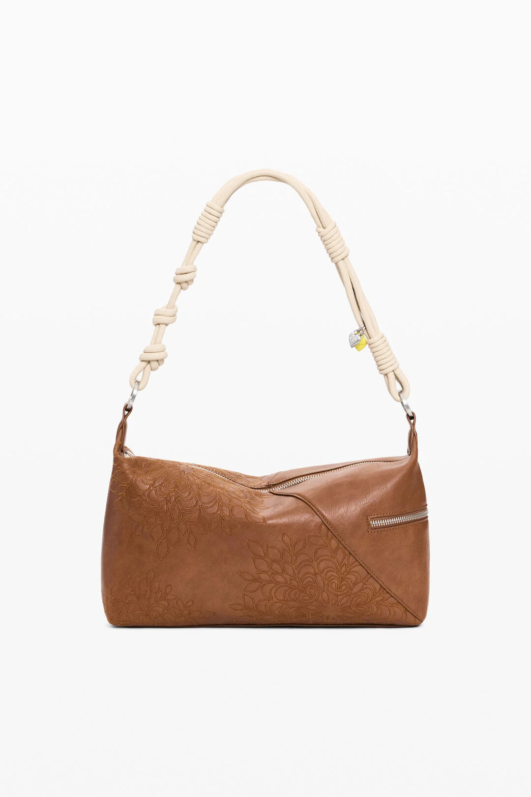 Desigual - Brown Medium Embroidered Bag