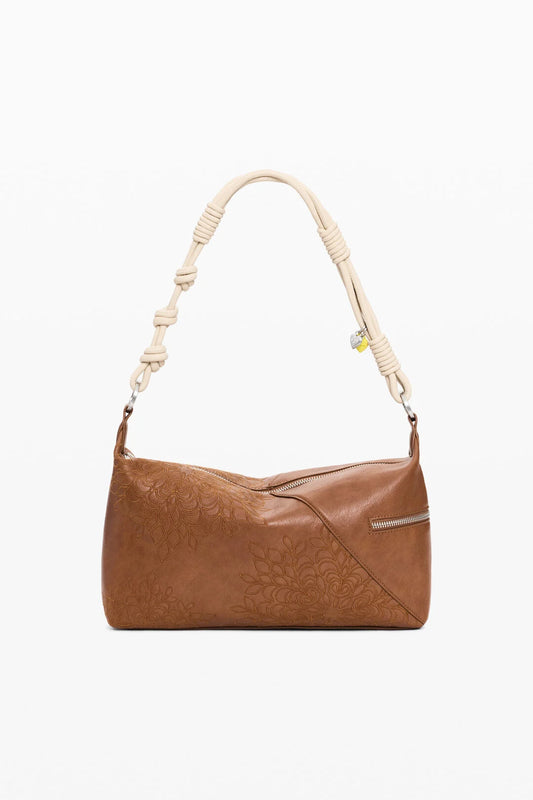 Desigual - Brown Medium Embroidered Bag