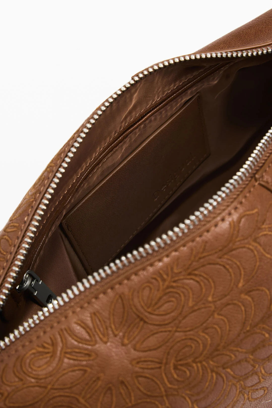 Desigual - Brown Medium Embroidered Bag