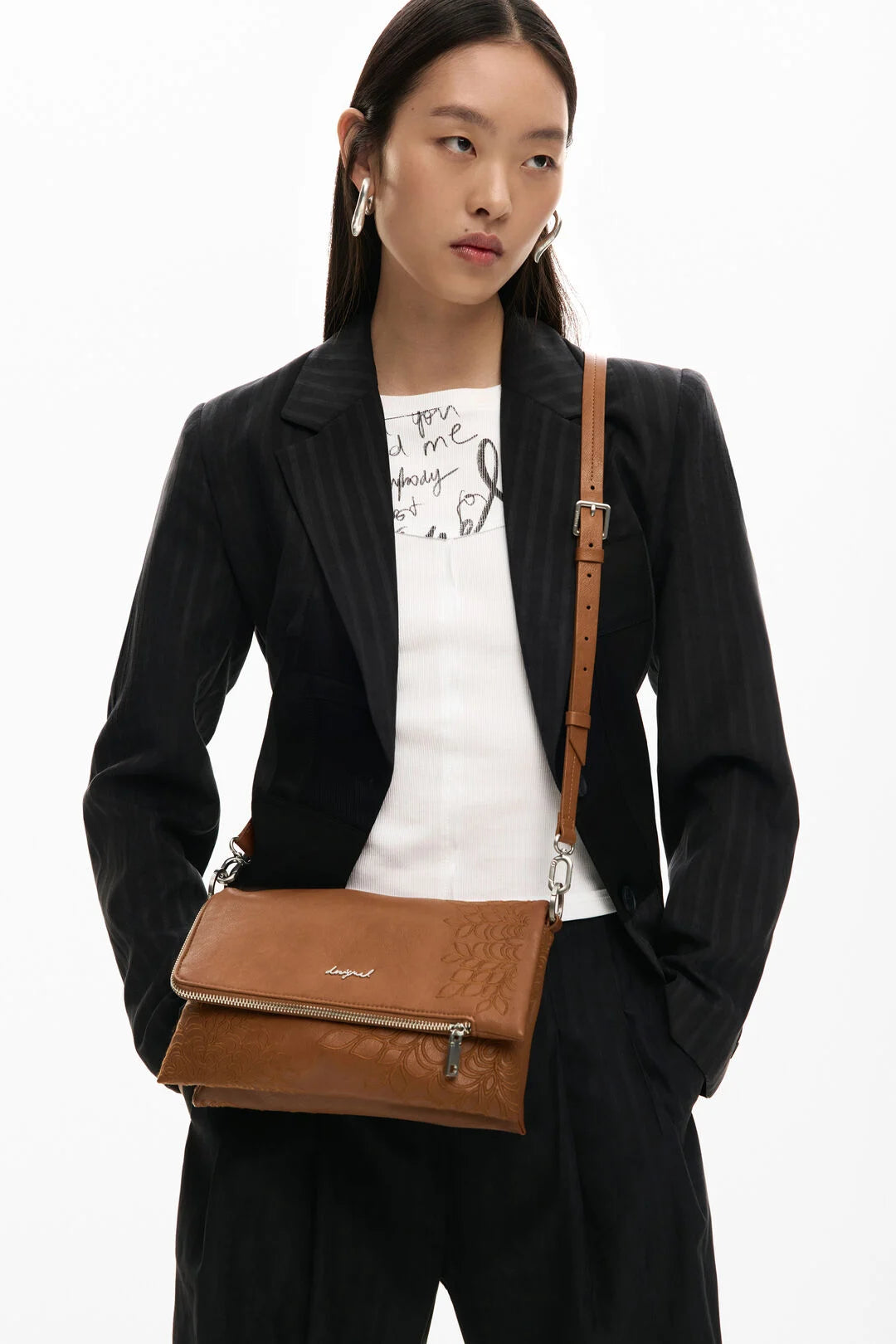 Desigual - Medium Bag with Charming Logo