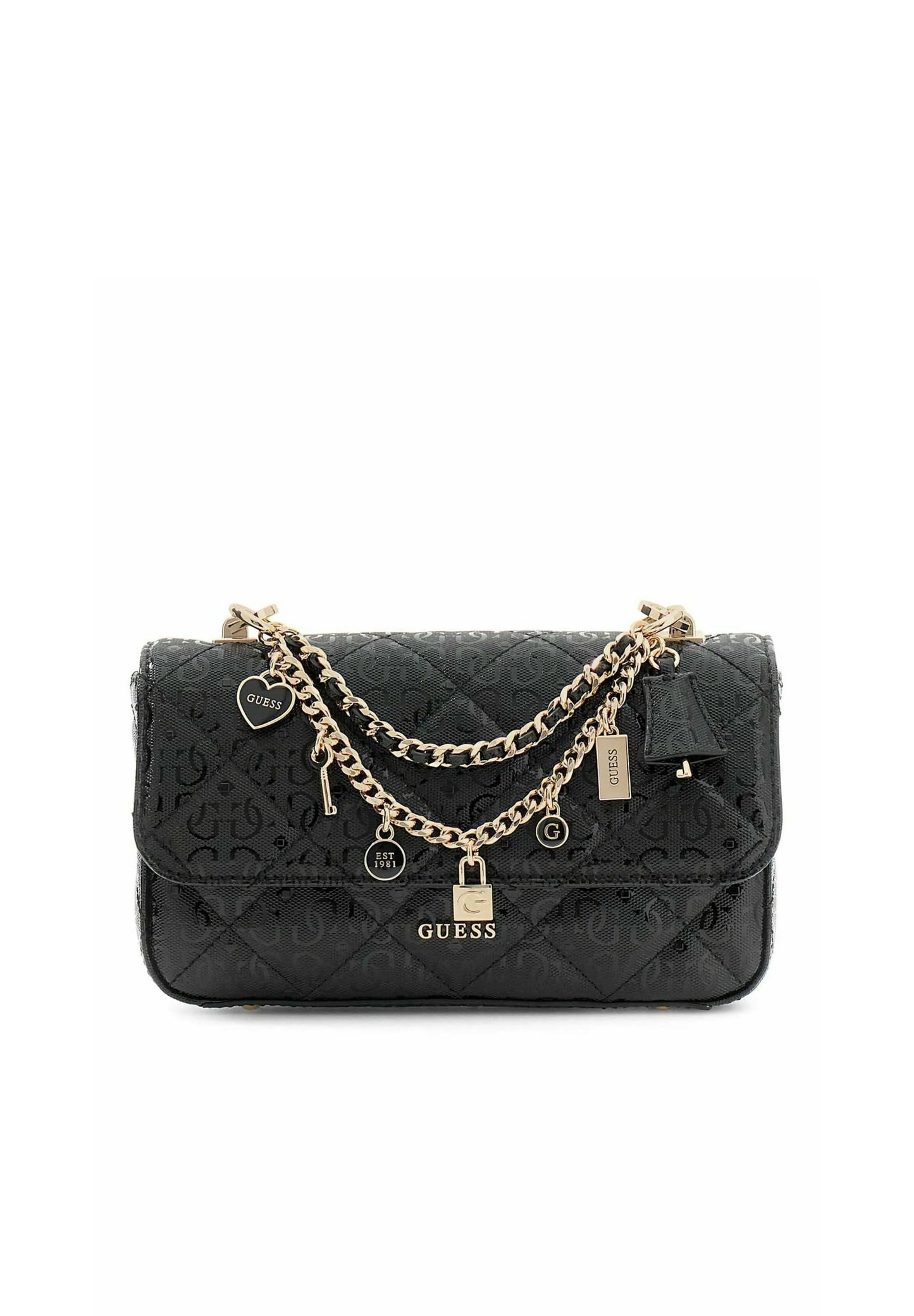 Guess - Black FLAP Shoulder bag