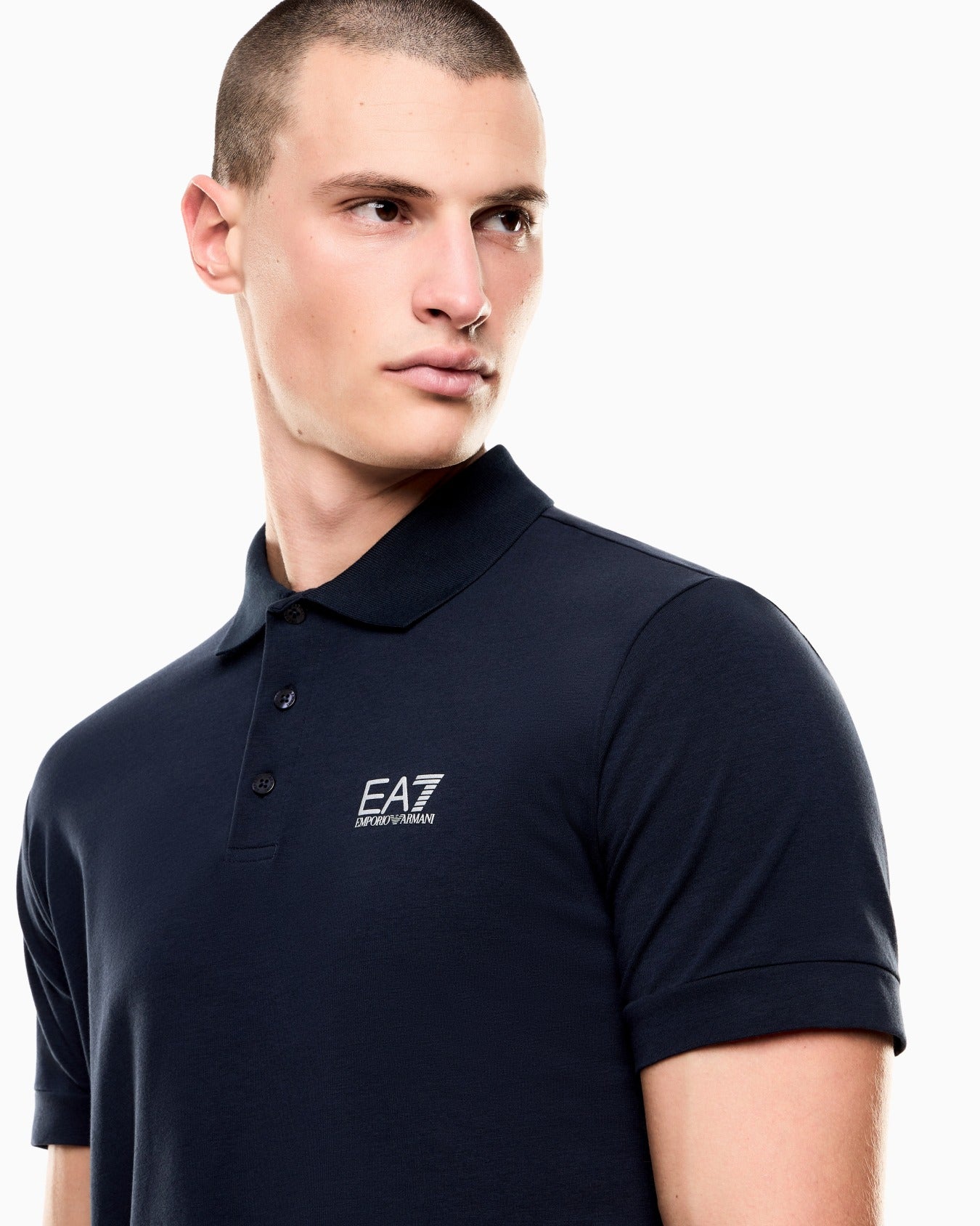 EA7 - Core Identity Stretch Cotton Jersey Polo Shirt