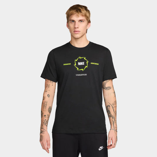 Nike - Black Sportswear Tee Swoosh Men