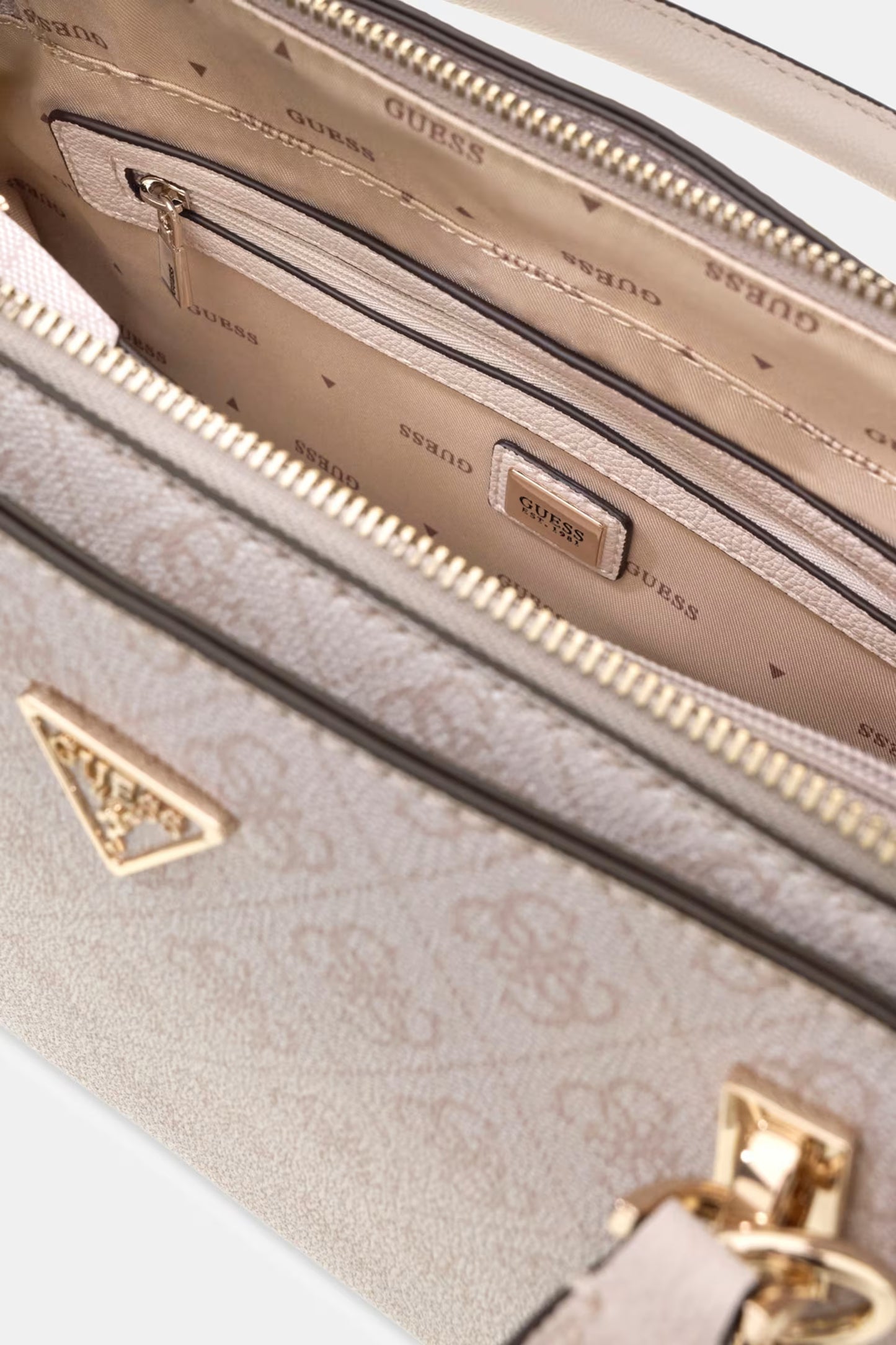 Guess - Noelle 4G Logo Handbag Grey