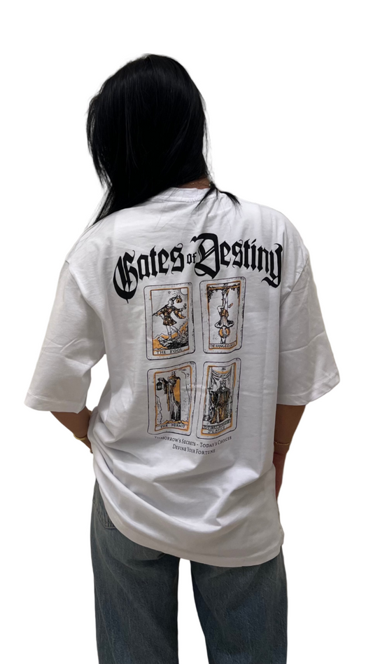 UNISEX - Gates of Destiny T-Shirt - White