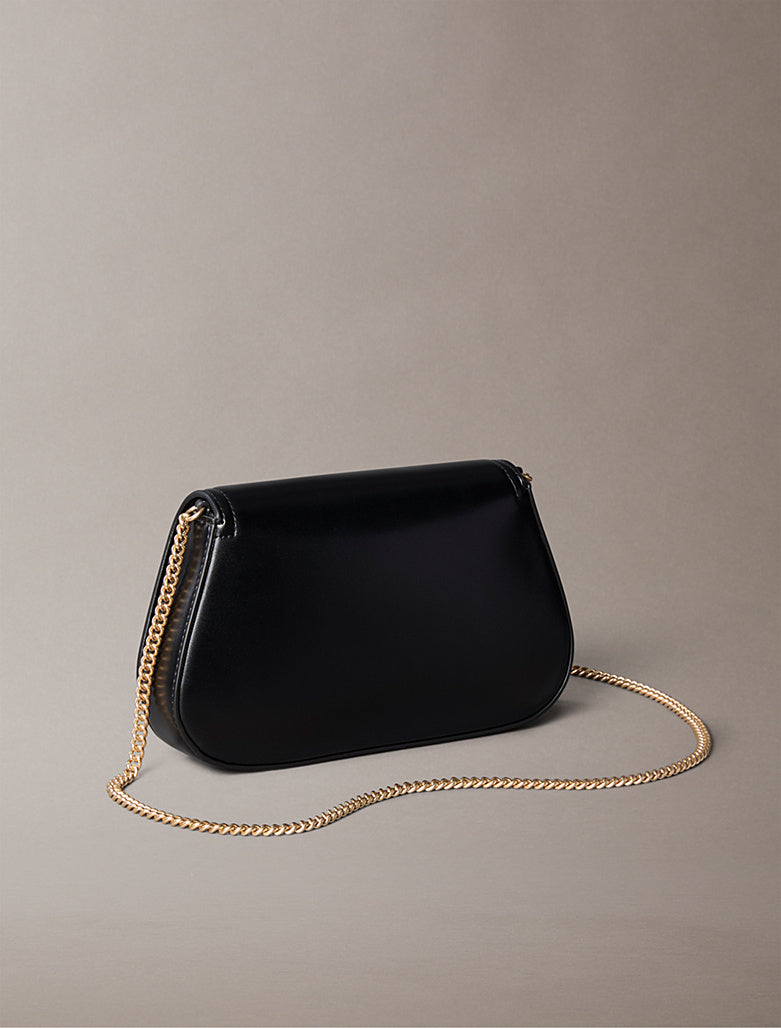 Calvin Klein - Black Curved Wallet with Chain Bracelet
