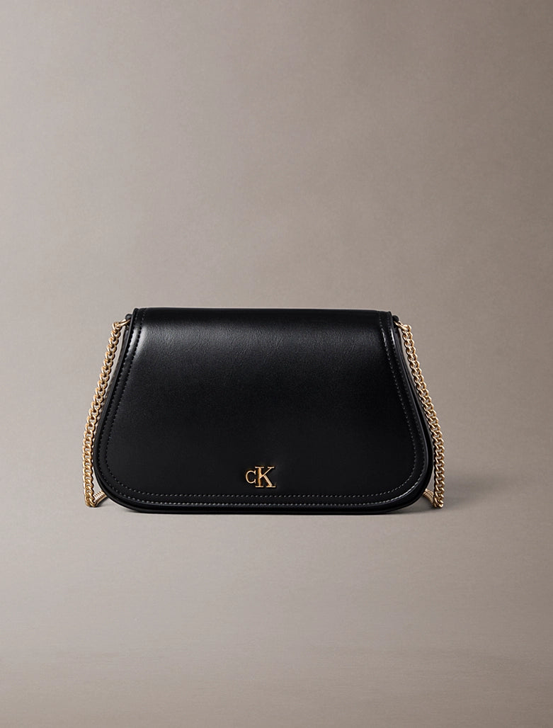 Calvin Klein - Black Curved Wallet with Chain Bracelet