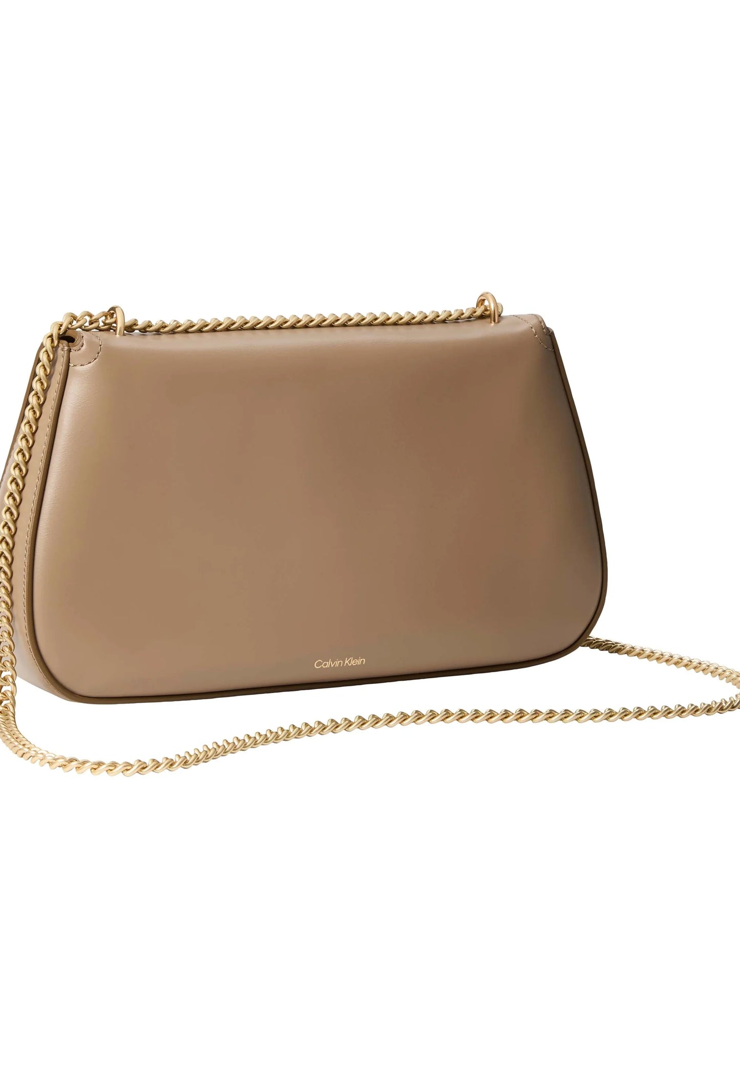 Calvin Klein - Beige Curved Wallet with Chain Bracelet