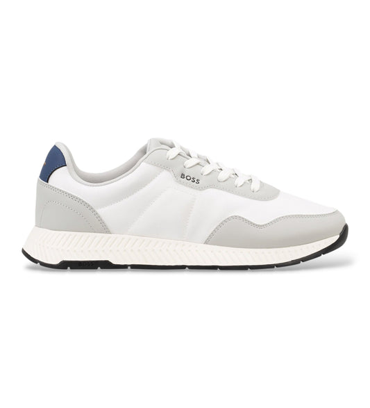 Boss - Low-Top Sneakers with Textured Upper