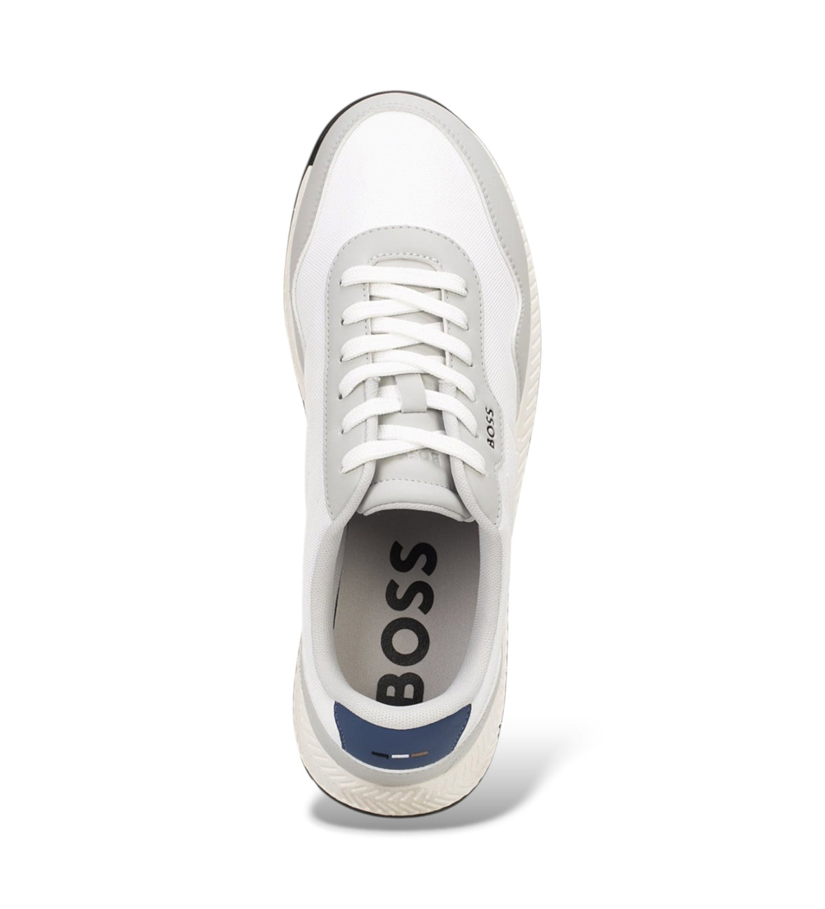 Boss - Low-Top Sneakers with Textured Upper
