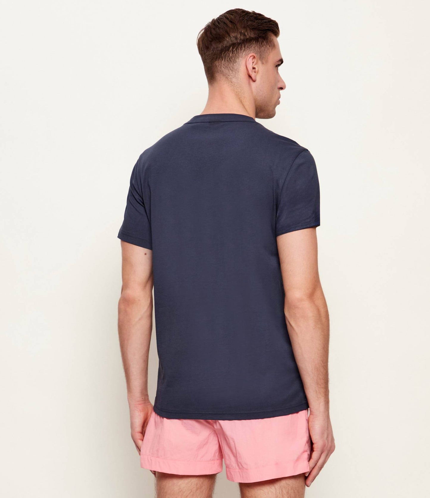 Boss - Navy Blue Cotton Jersey T-shirt