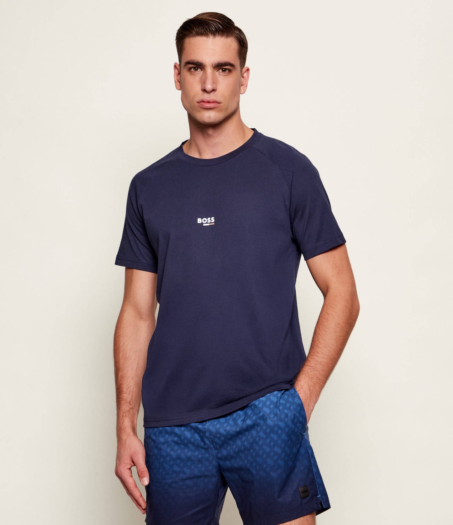 BOSS - Navy Blue T-shirt Slim Fit