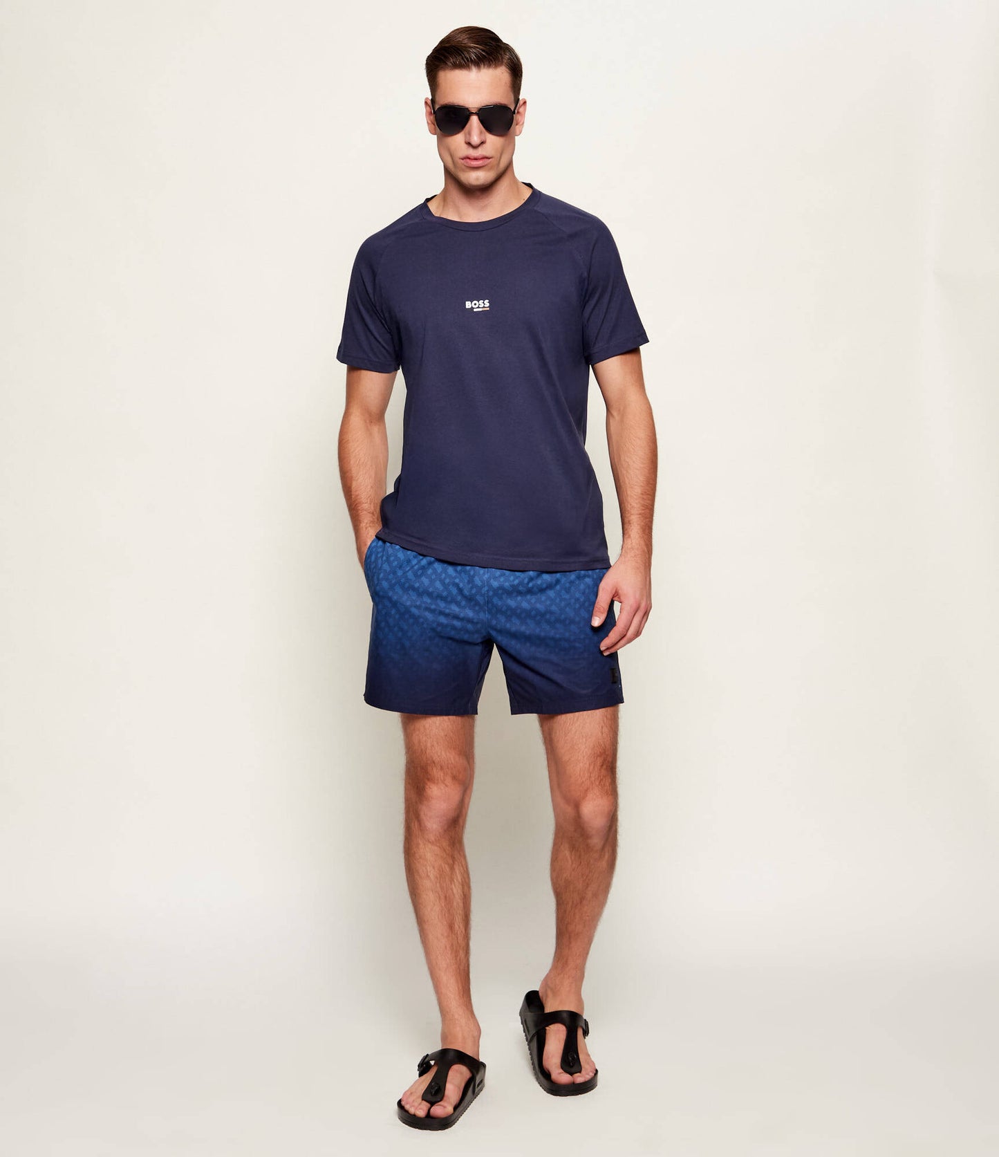 BOSS - Navy Blue T-shirt Slim Fit