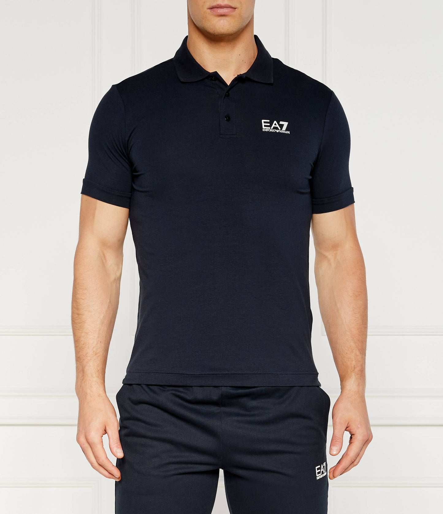 EA7 - Core Identity Stretch Cotton Jersey Polo Shirt