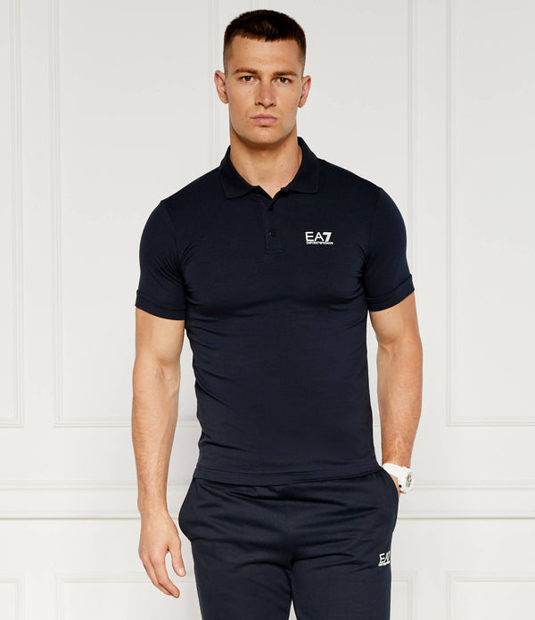 EA7 - Core Identity Stretch Cotton Jersey Polo Shirt