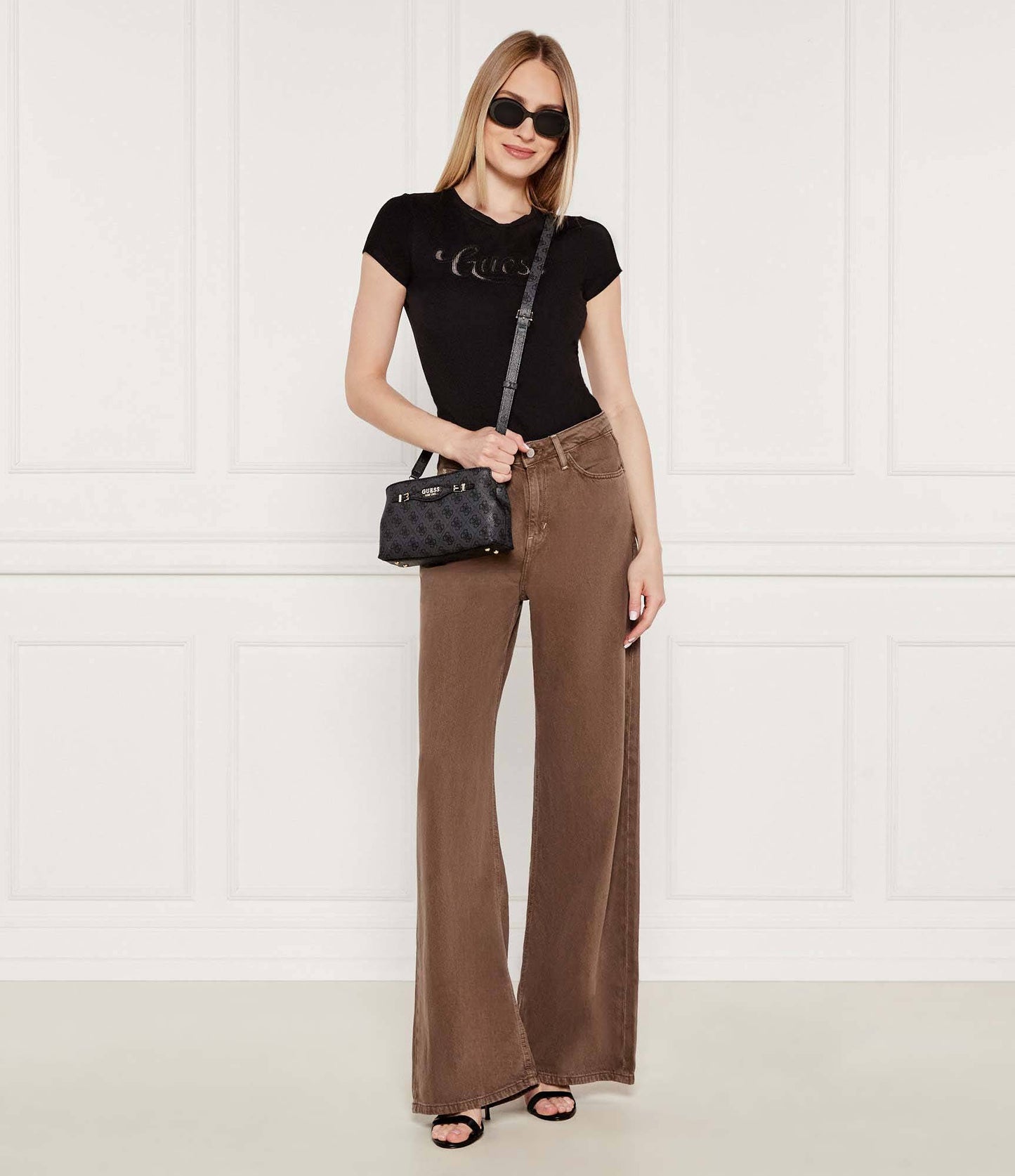 Guess - Katya Black Crossbody Bag
