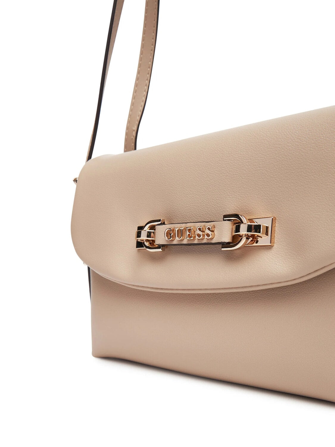 Guess - LEFIA Beige Flap Shoulder Bag