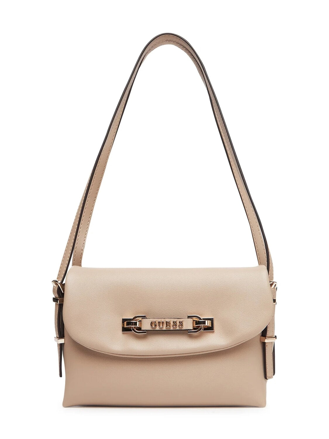 Guess - LEFIA Beige Flap Shoulder Bag