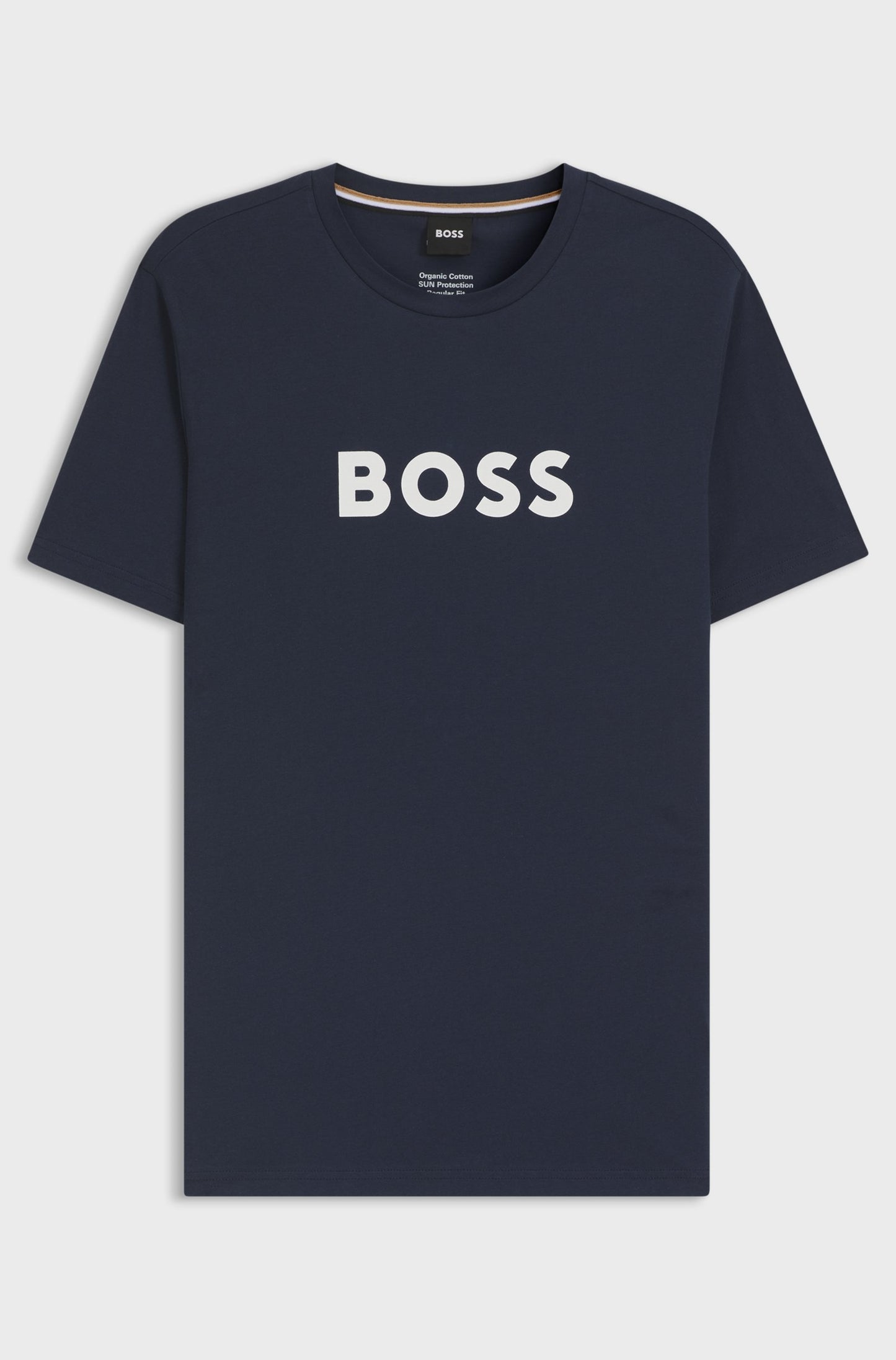 Boss - Navy Blue Cotton Jersey T-shirt