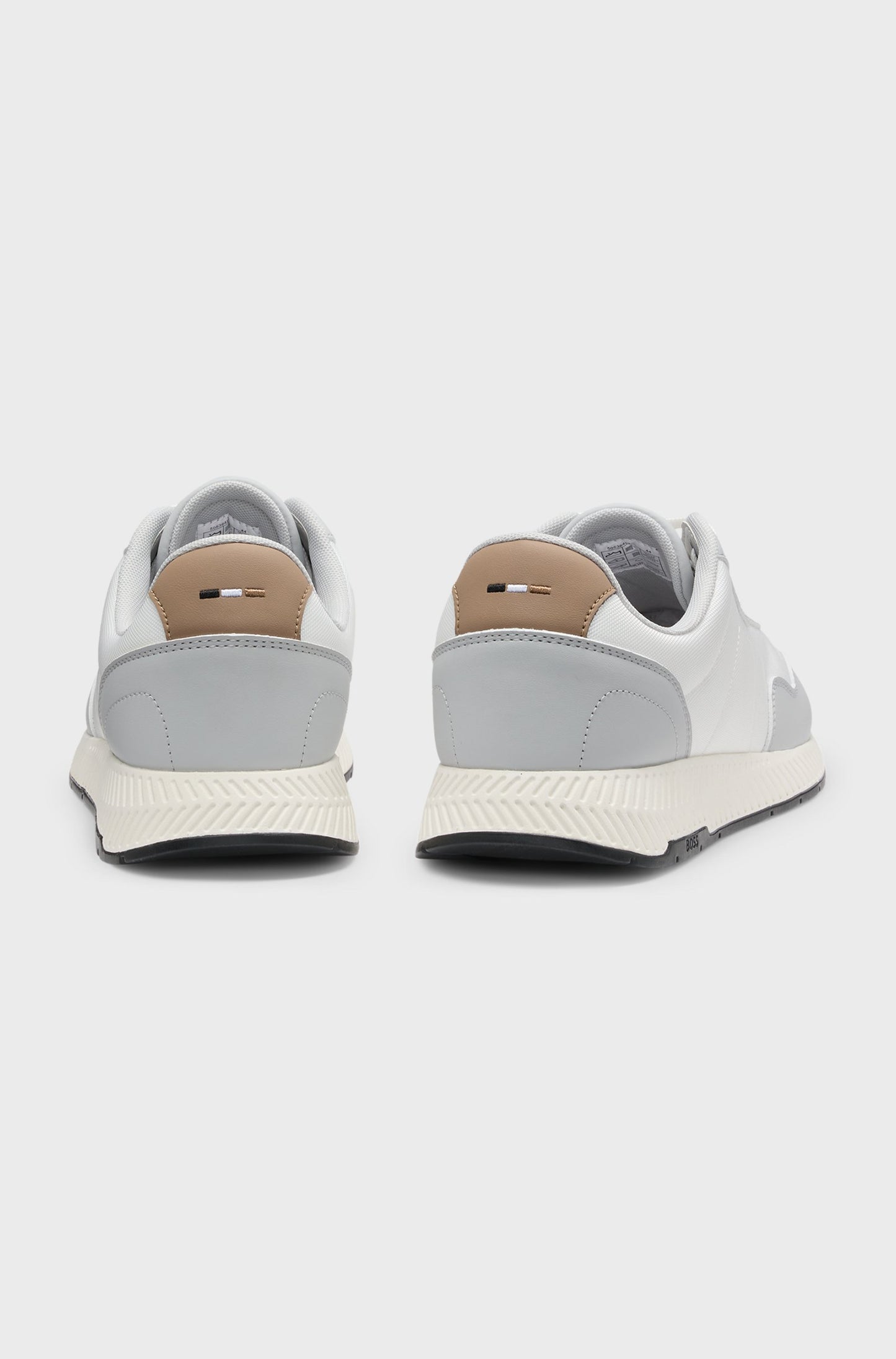 Boss - Low-Top Sneakers with Textured Upper
