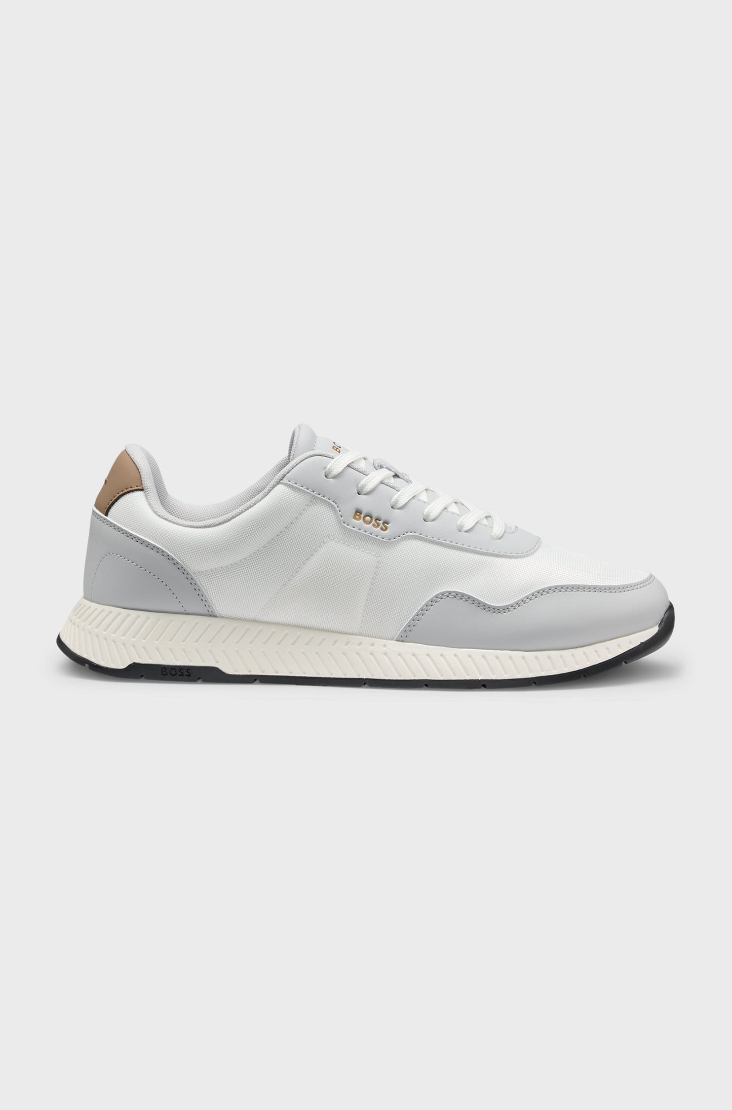 Boss - Low-Top Sneakers with Textured Upper