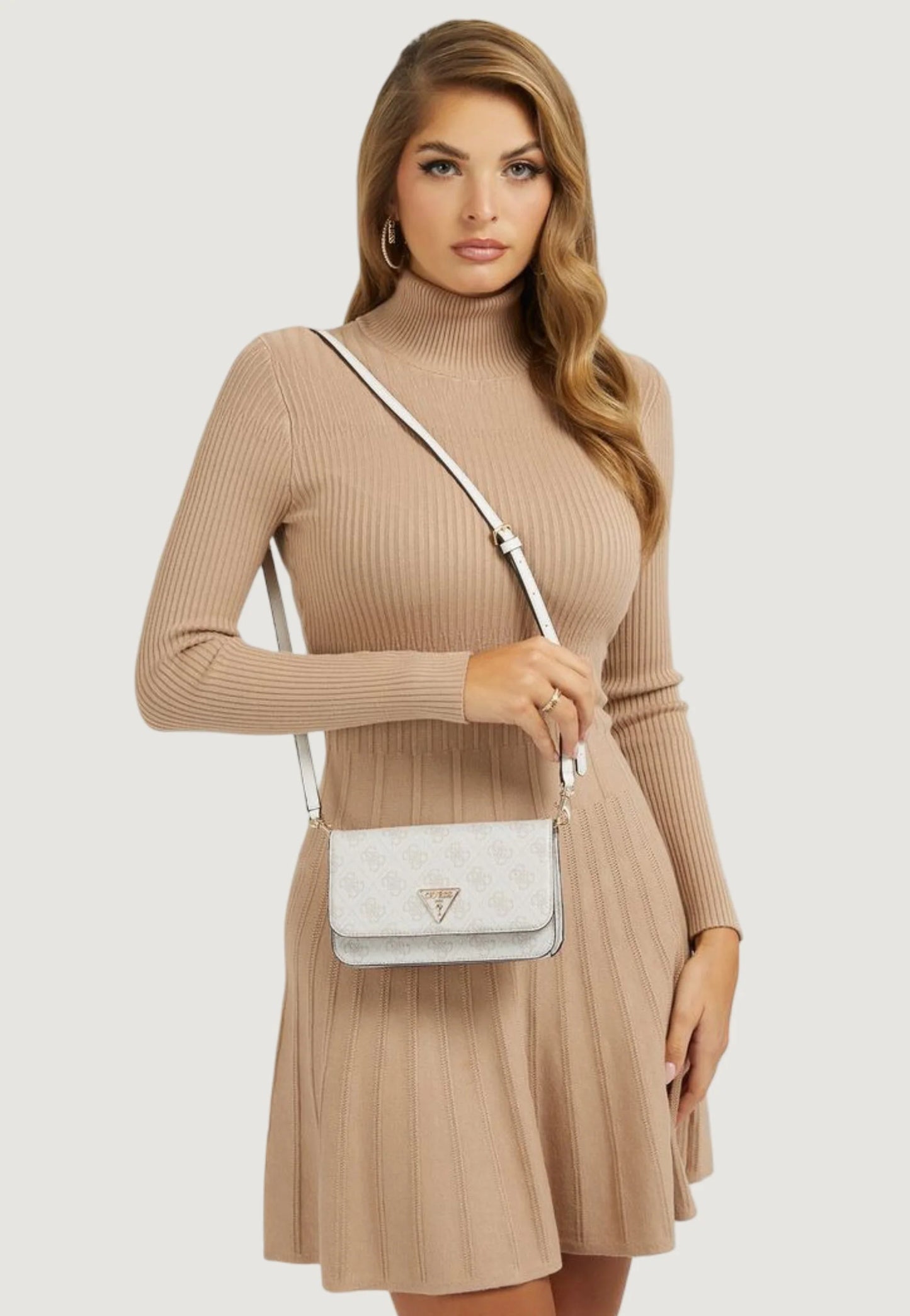 Guess - Noelle II Xbody FLAP Organizer Grey Bag