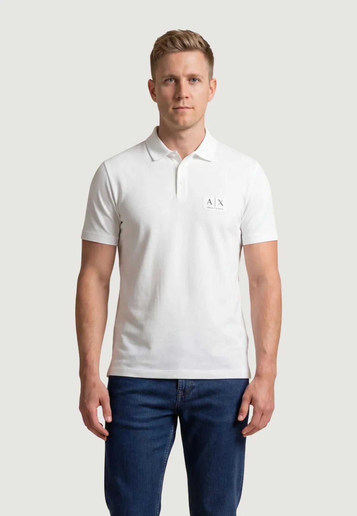 Armani Exchange - Polo White Shirt