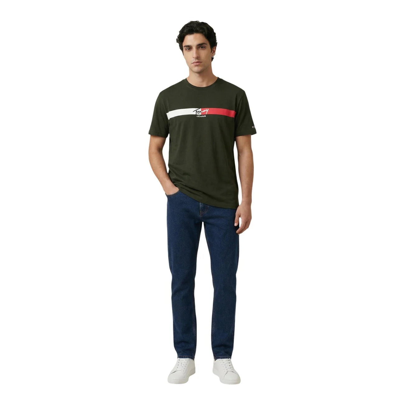 Tommy Hilfiger - Green Signature Logo T-shirt